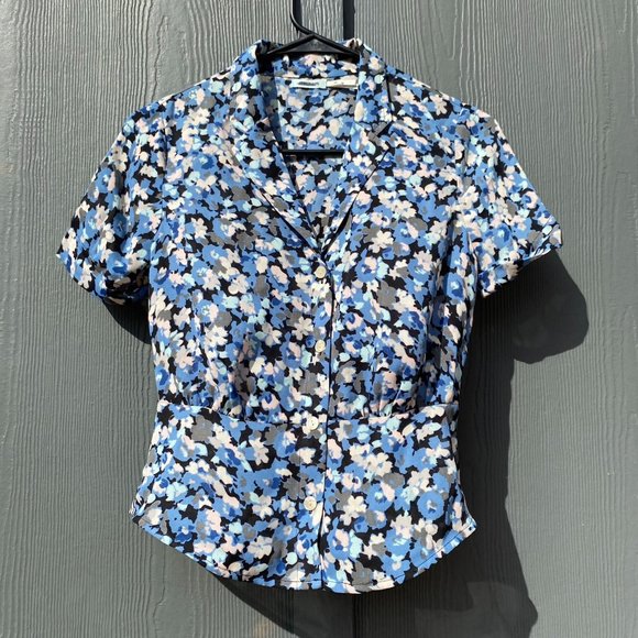 Kimchi Blue Sheer Button Up Blouse